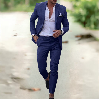 Renzo - Ensemble de costume business casual élégant pour homme
