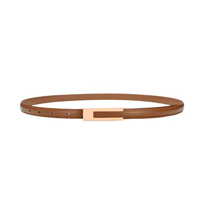 Iris Slim Leather Belt