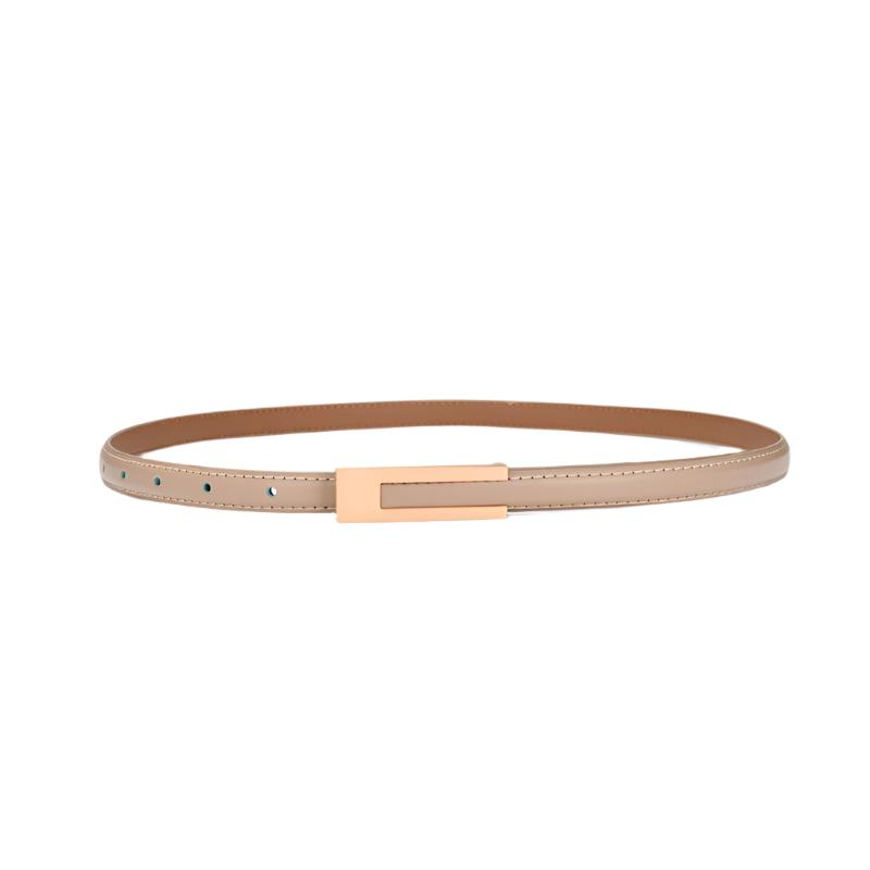 Iris Slim Leather Belt