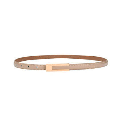 Iris Slim Leather Belt