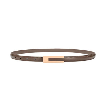 Iris Slim Leather Belt