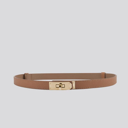 Hayes Slim Leather Belt