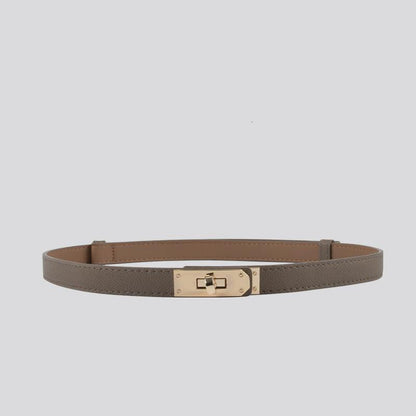 Hayes Slim Leather Belt