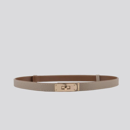 Hayes Slim Leather Belt
