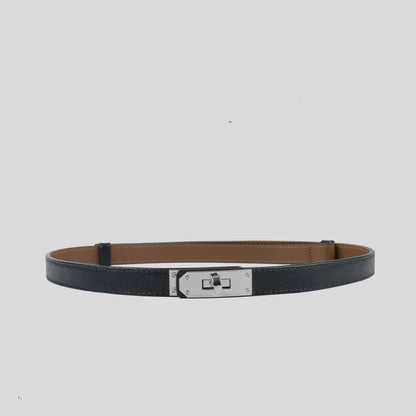 Hayes Slim Leather Belt