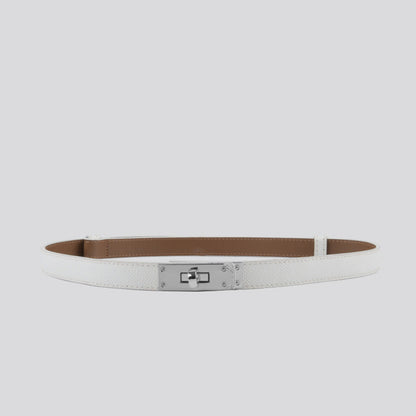 Hayes Slim Leather Belt