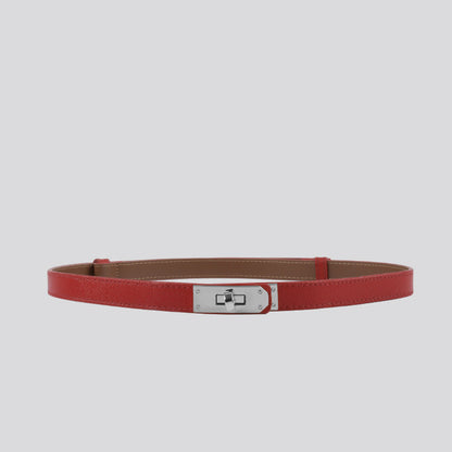 Hayes Slim Leather Belt