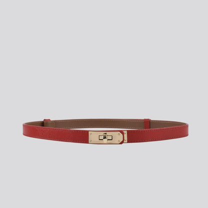 Hayes Slim Leather Belt