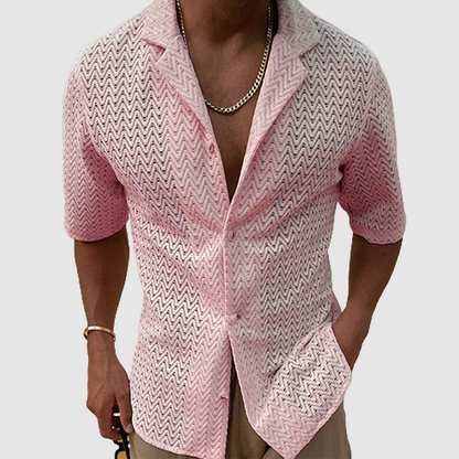 Bartolomeo - Chemise tricotée unie