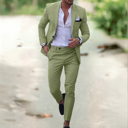 Renzo - Ensemble de costume business casual élégant pour homme