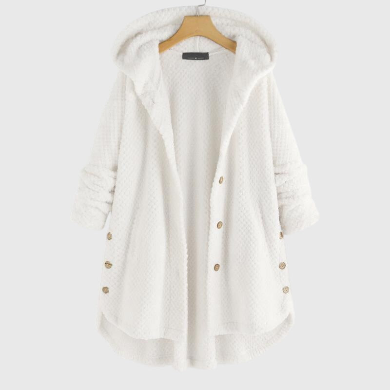 Women's Cosy Hooded Mid-Length Coat