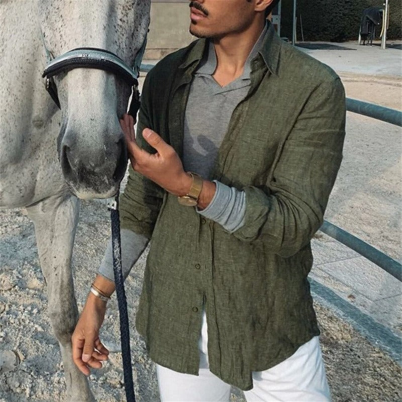 Harlo - Chemise élégante en lin pour homme