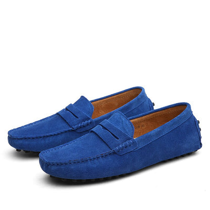 Malcolm - Mocassins en daim de style italien pour hommes