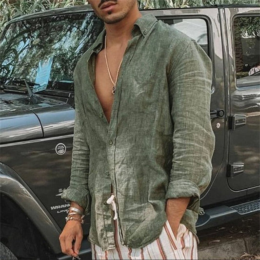 Harlo - Chemise élégante en lin pour homme