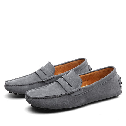 Malcolm - Mocassins en daim de style italien pour hommes