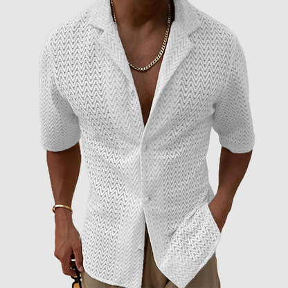 Bartolomeo - Chemise tricotée unie