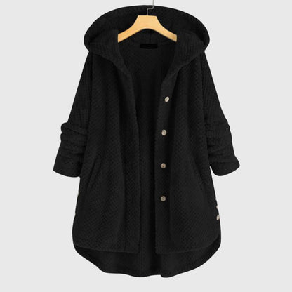 Women's Cosy Hooded Mid-Length Coat