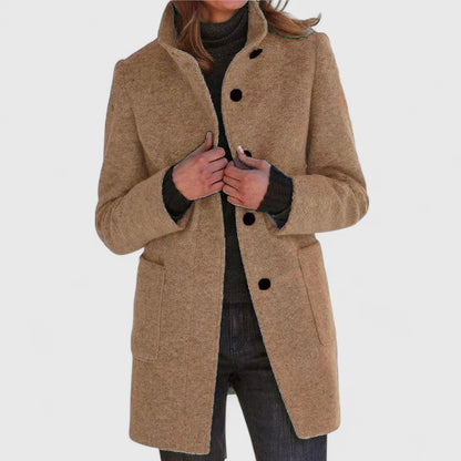 Women's Relaxed-Fit Mid-Length Coat