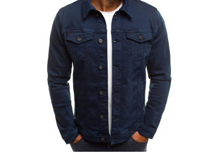 Domin - Veste en jean colorée pour homme