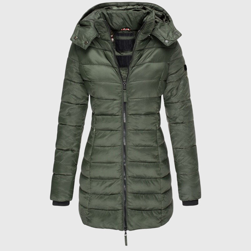 Women's Longline Padded Winter Coat