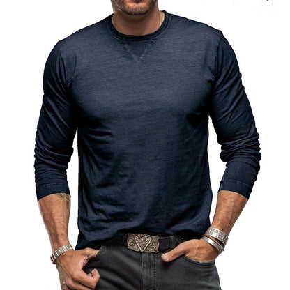 Darío - T-shirt manches longues en coton pour homme