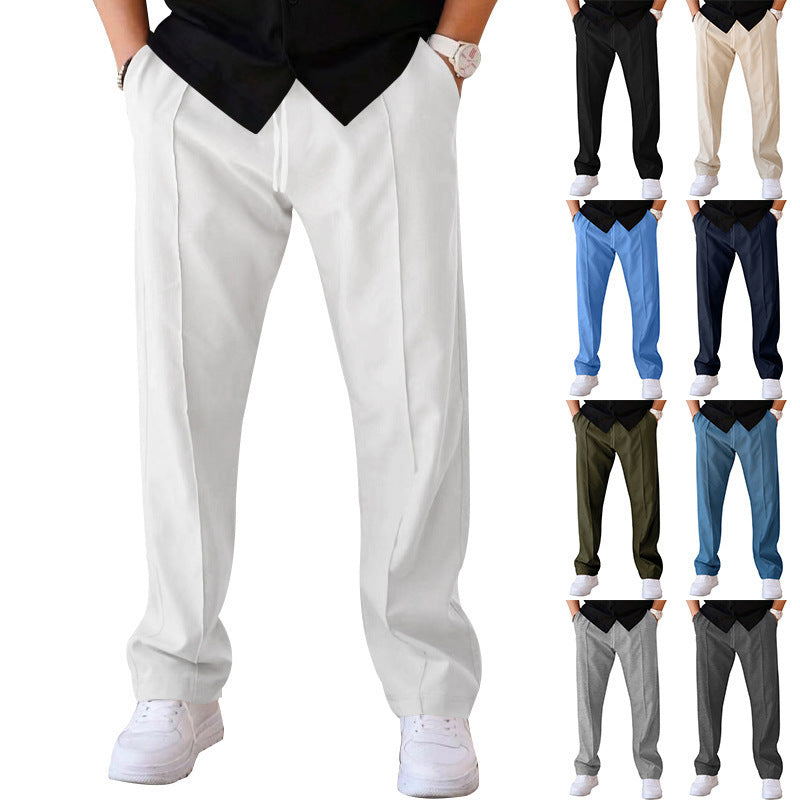 Renato - Pantalon de loisirs coupe large pour homme