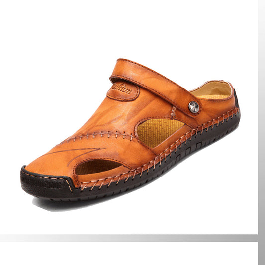 Sandales décontractées en cuir souple de qualité supérieure pour hommes - Fait main
