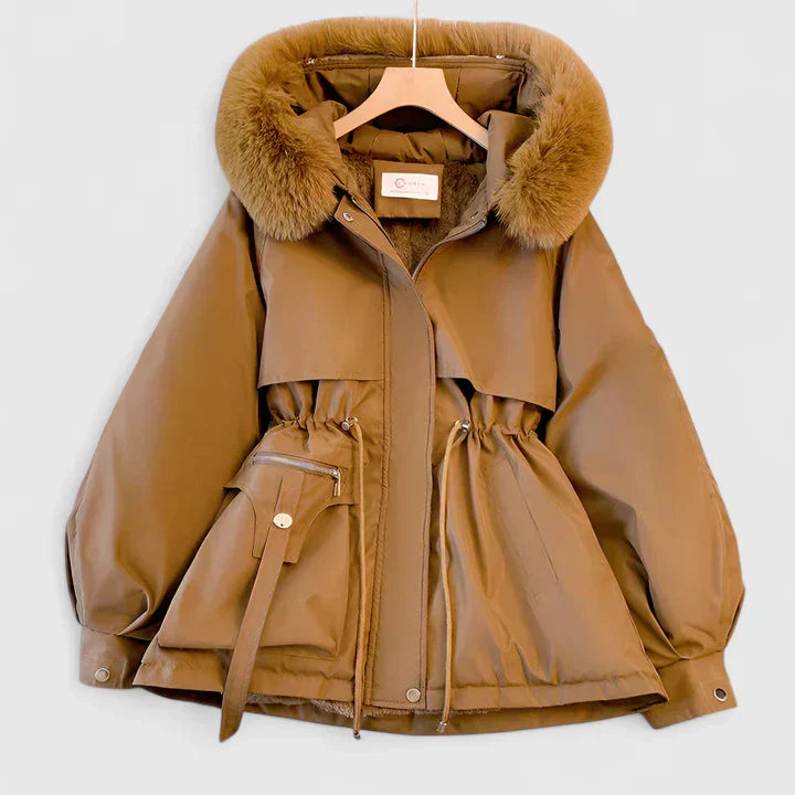 Women's Padded Wind & Water-Resistant Hooded Jacket