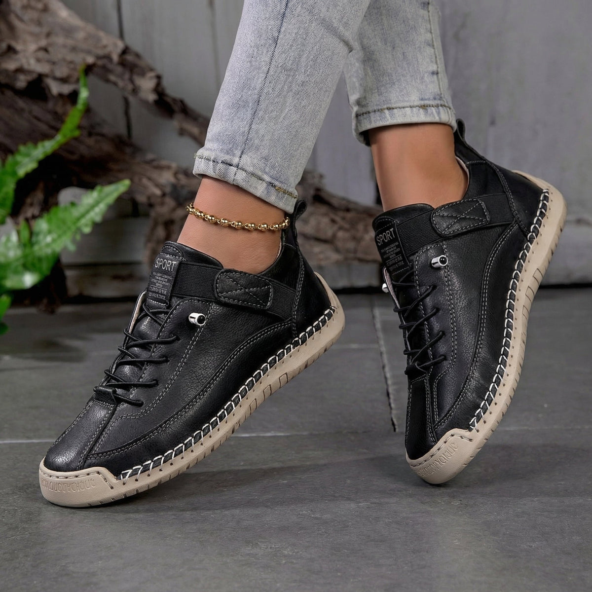Women's Orthopaedic Lightweight Everyday Trainers with Roomy Toe Box