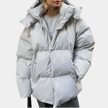 Women's Lightweight Quilted Hooded Puffer Jacket