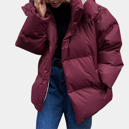 Women's Lightweight Quilted Hooded Puffer Jacket