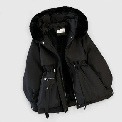 Women's Padded Wind & Water-Resistant Hooded Jacket