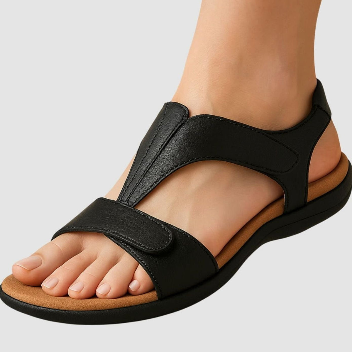 Women's Orthopaedic Adjustable Hook-and-Loop Flat Sandals