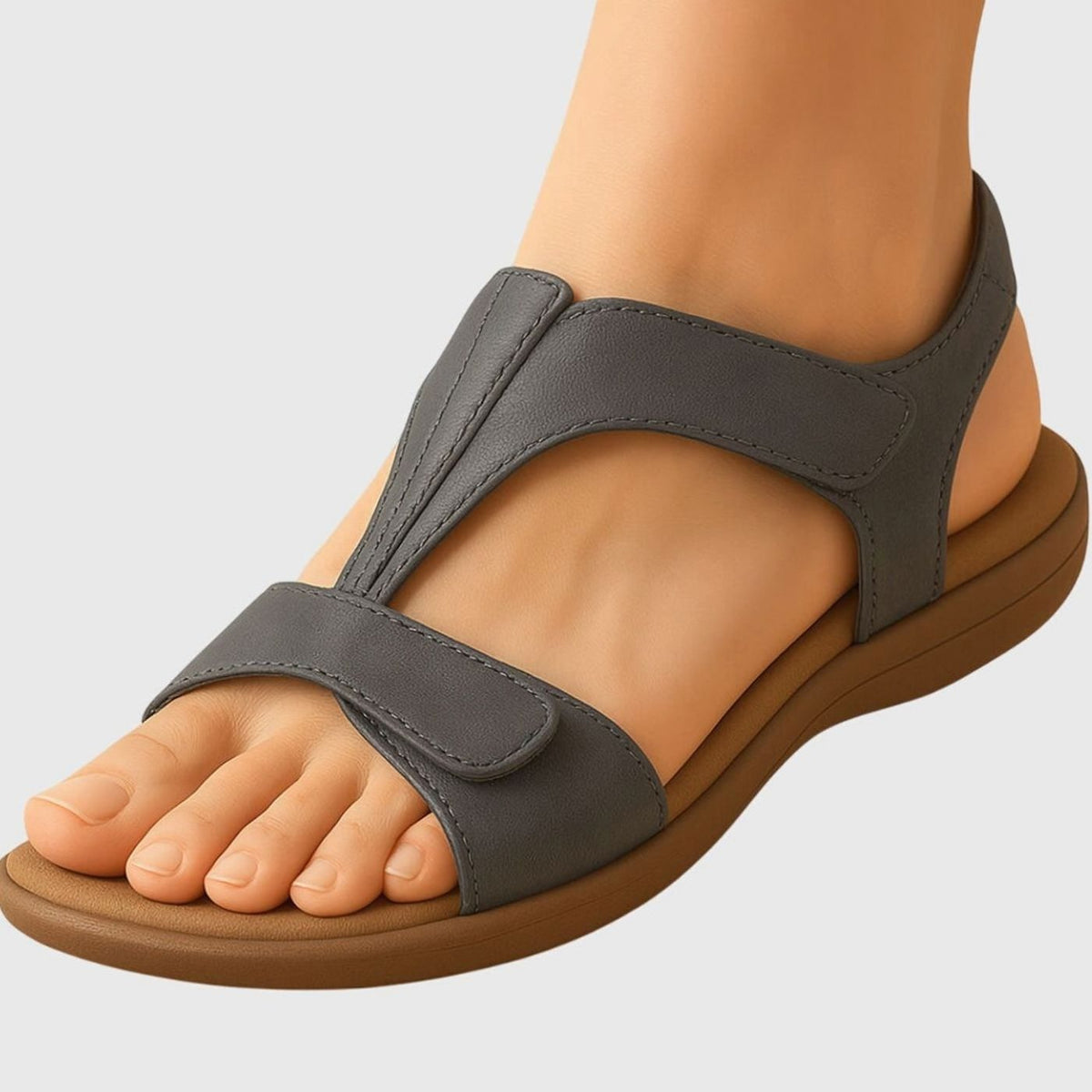 Women's Orthopaedic Adjustable Hook-and-Loop Flat Sandals