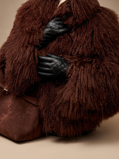 Women's Oversized Shaggy Faux Fur Winter Coat