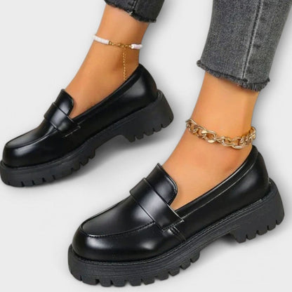 Women's Chunky Platform Penny Loafers