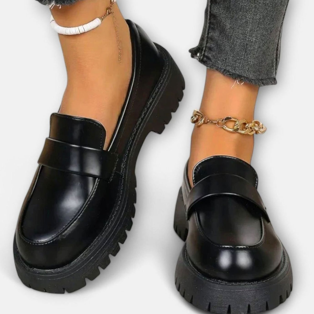 Women's Chunky Platform Penny Loafers
