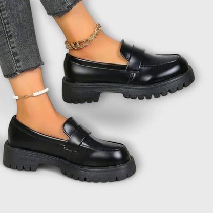 Women's Chunky Platform Penny Loafers