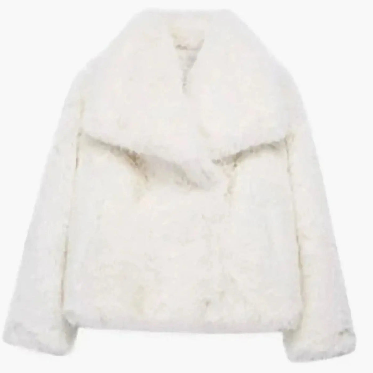 Women's Cropped Faux Fur Jacket