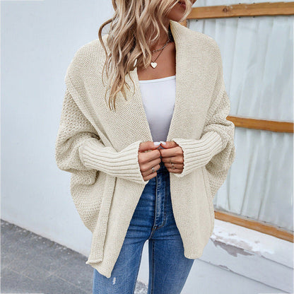 Women's Oversized Shawl Collar Knit Cardigan