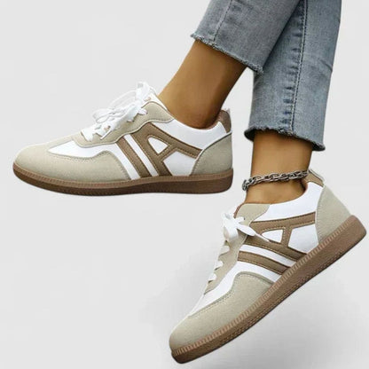 Women's Orthopaedic Retro Lace-Up Flatform Trainers