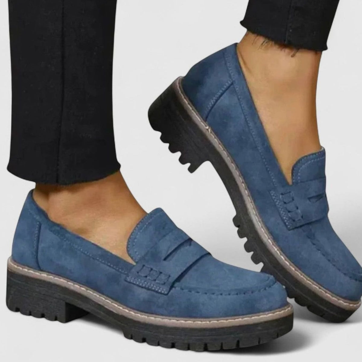 Women's Orthopaedic Chunky-Sole Penny Loafers