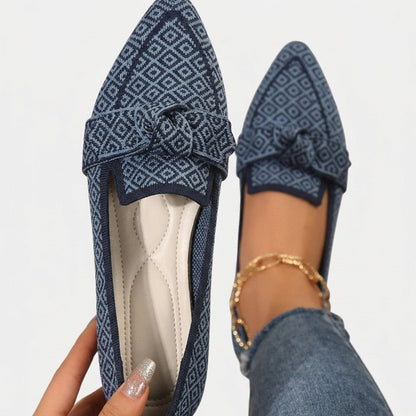 Women's Orthopaedic Pointed-Toe Knit Slip-On Loafers