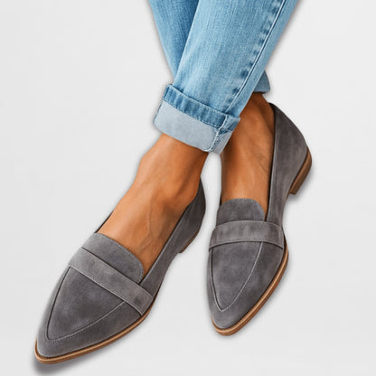 Women's Orthopaedic Suede-Look Pointed-Toe Loafers