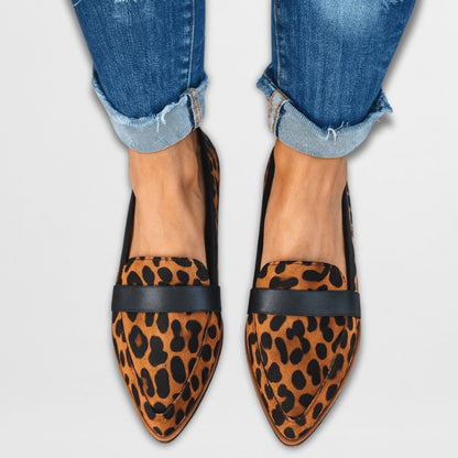 Women's Orthopaedic Suede-Look Pointed-Toe Loafers