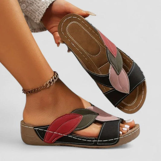 Women's Orthopaedic Cushioned Wedge Sandals with Arch Support
