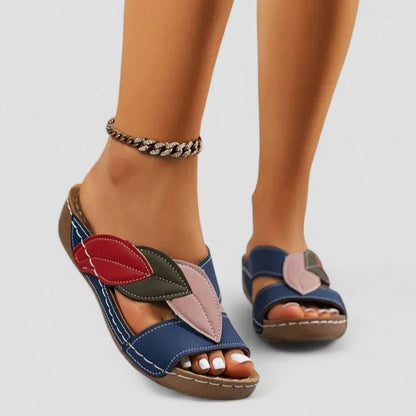 Women's Orthopaedic Cushioned Wedge Sandals with Arch Support