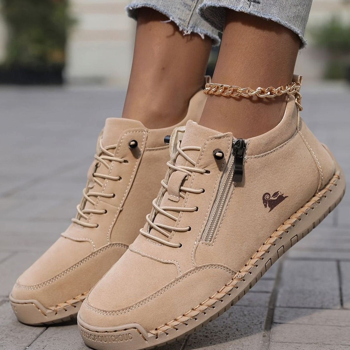 Women's Orthopaedic Wide-Fit Lace-Up Ankle Boots