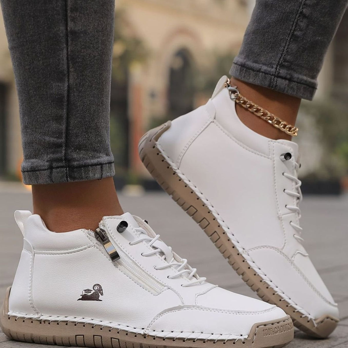 Women's Orthopaedic Wide-Fit Lace-Up Ankle Boots