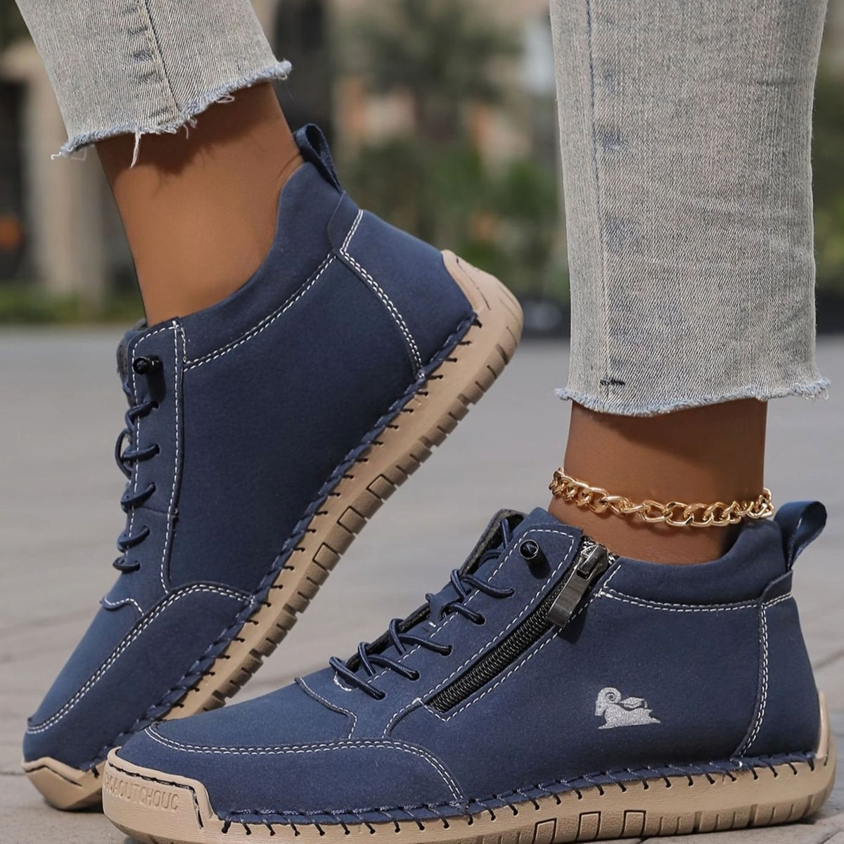 Women's Orthopaedic Wide-Fit Lace-Up Ankle Boots